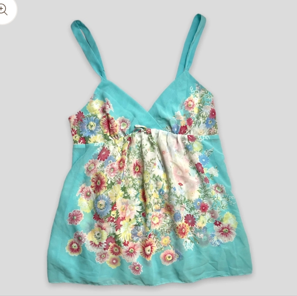 Oscar de la Renta pink label sheer nightie top